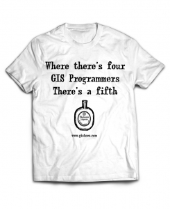 A Fifth GIS T-Shirt | GIStees.com - Tees Spatially For You