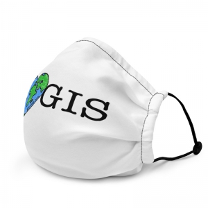 I Love GIS Facemask - GISTees.com