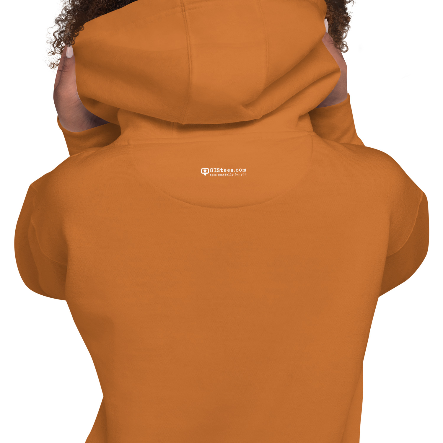 I Love GIS Unisex Hoodie (White Text) - Image 22