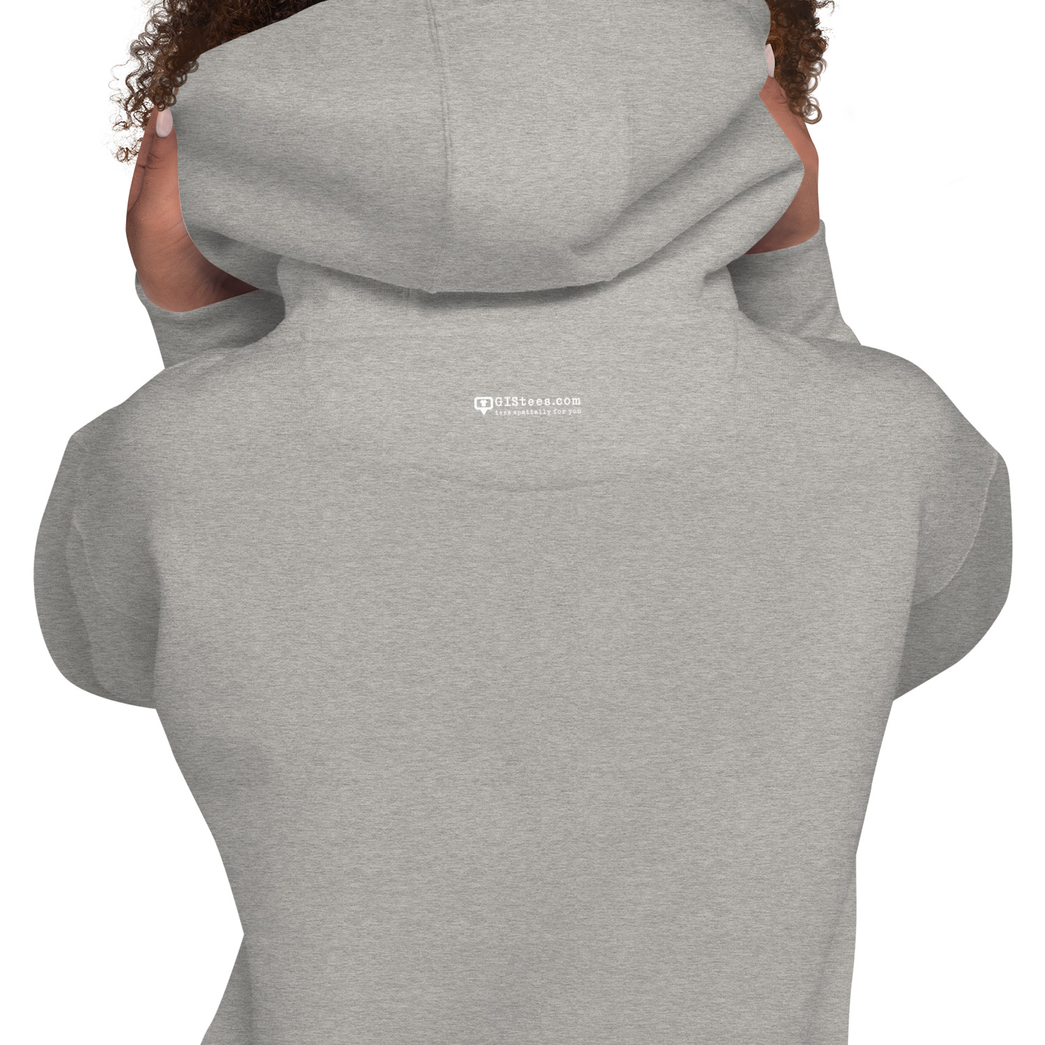 I Love GIS Unisex Hoodie (White Text) - Image 32
