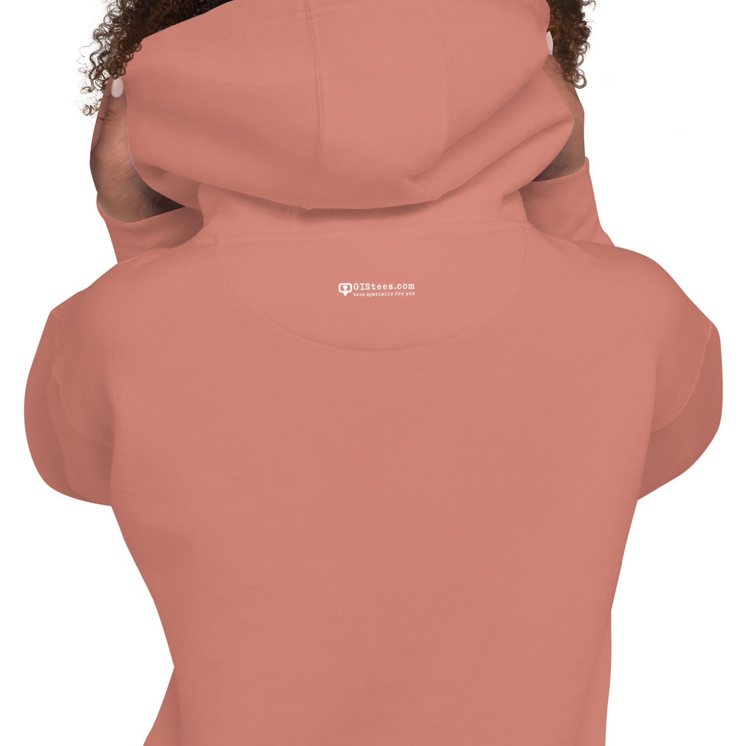 I Love GIS Unisex Hoodie (White Text) - Image 24