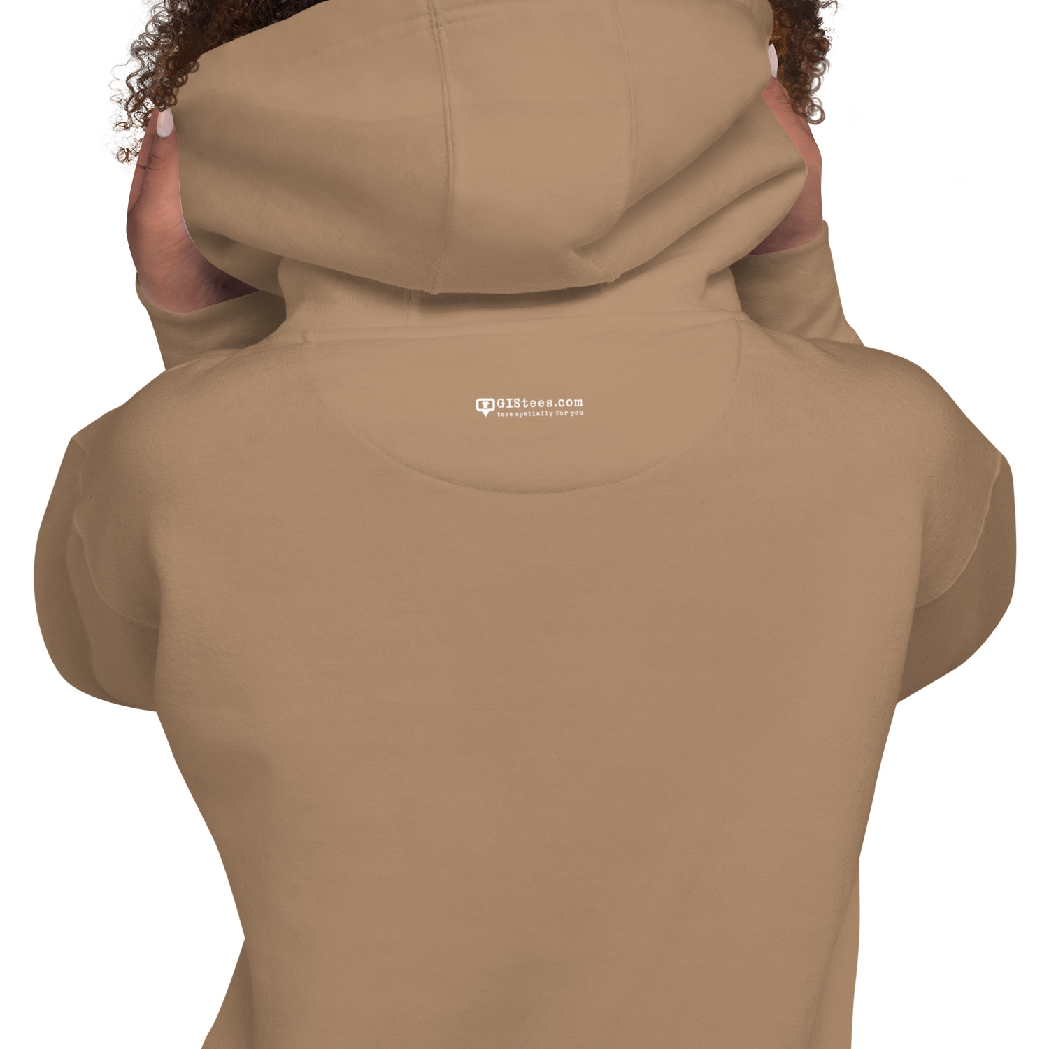 I Love GIS Unisex Hoodie (White Text) - Image 26