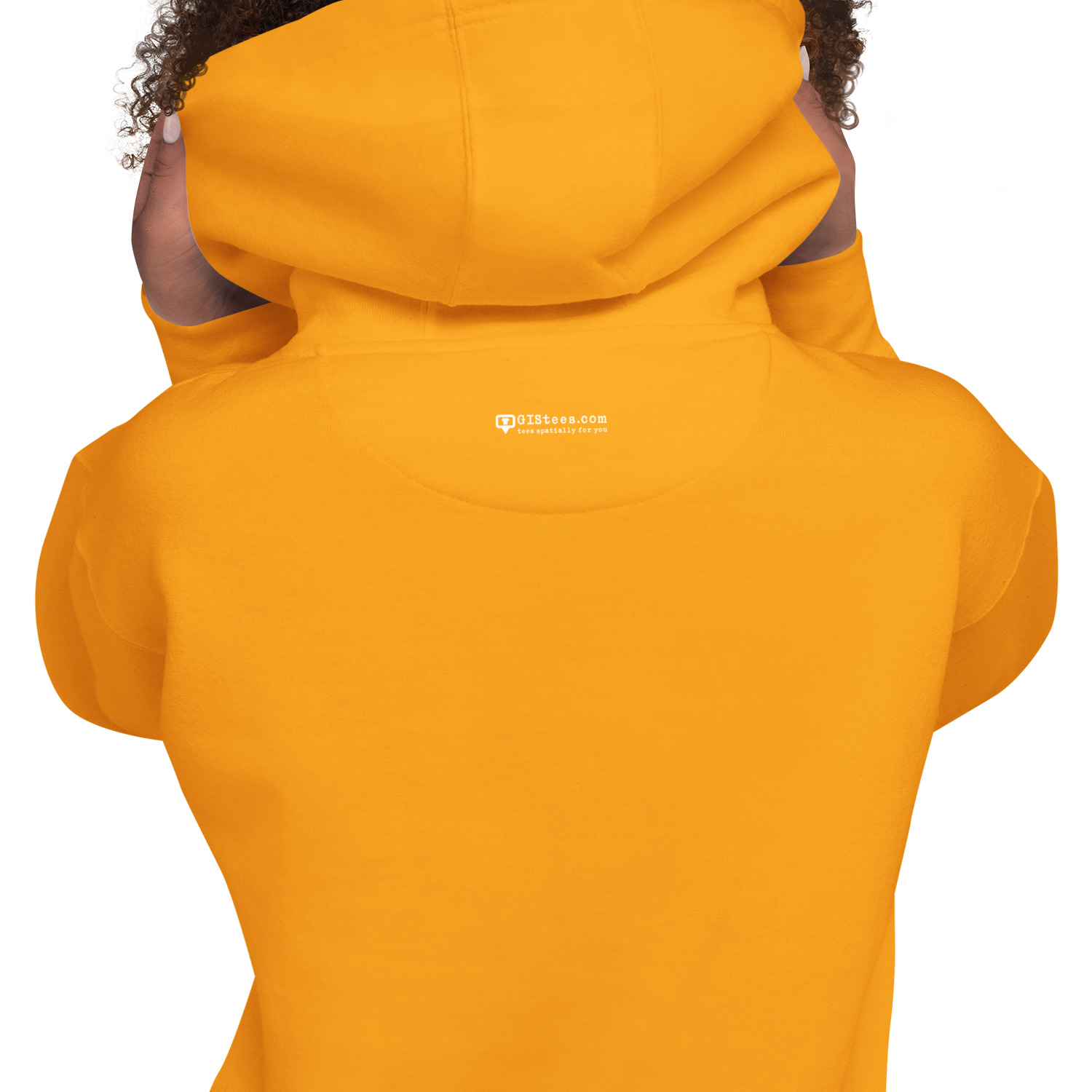 I Love GIS Unisex Hoodie (White Text) - Image 30
